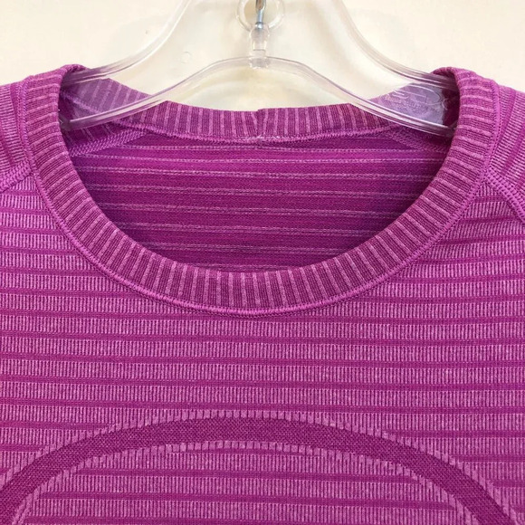 Lululemon Swiftly Tech Long Sleeve Pink Tee Women's 4 - Picture 8 of 10